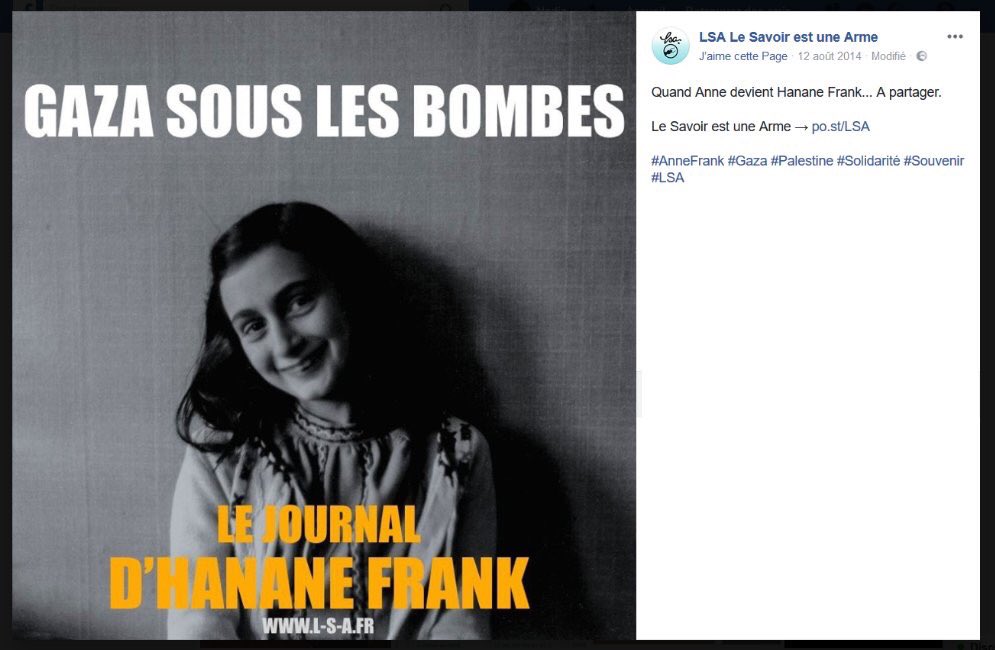 Anne Frank détournée dans un visuel de la marque de vêtement de Médine