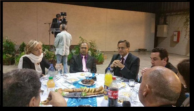 Valérie Pécresse, Mohammed Henniche et Patrick Karam lors de l'iftar